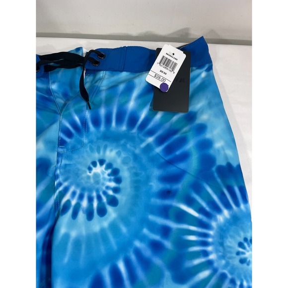 Boys Big Kids Hurley Tie Dye Board Shorts Swim Trunks Blue‎ Size 20 - Picture 3 of 6